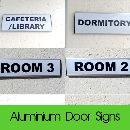 Aluminium Door Signs